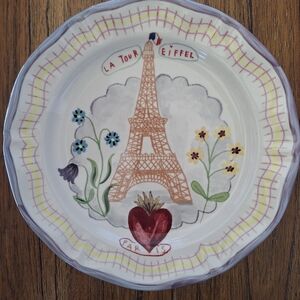 Eiffel Tower Decorative Plate